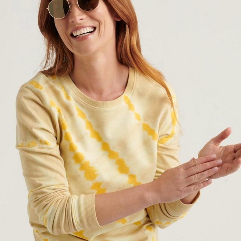 Lucky Brand Tie Dye Crew Neck Sweatshirt - Picture 6 of 7